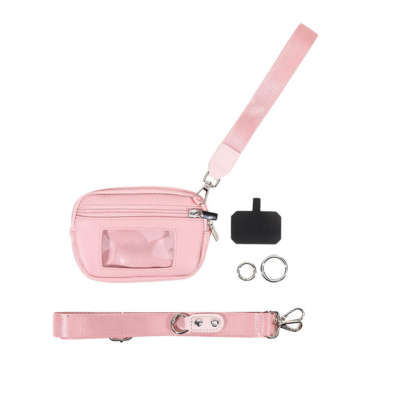 Adjustable Phone Strap Clip And Go Strap For Phone With Wallet Card Clip Adjustable Phone Lanyard Wrist Strap Crossbody Bag