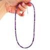 Vintage High Quality Purple Quartzite Natural Royal Amethyst Design Sense Necklace Collarbone Chain Women