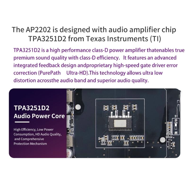 Leistungsstarke digitale Verstärkerplatine 220W pro Kanal für Heimkino und Musikliebhaber High-End-Audiophile-Setups