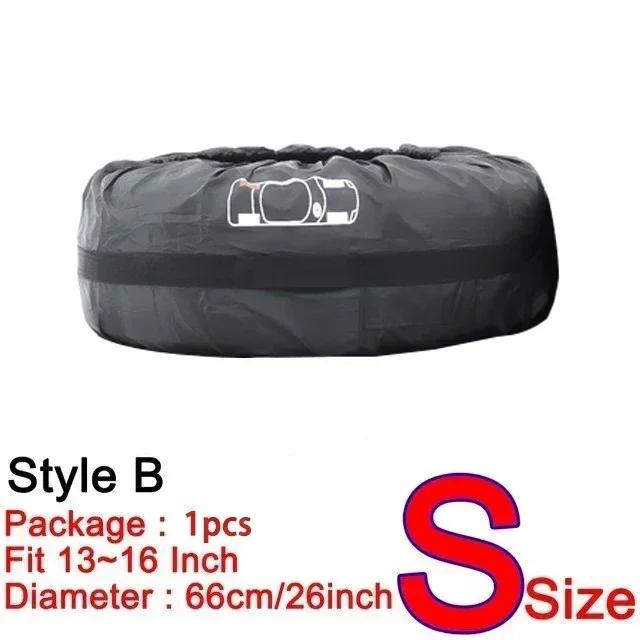 

13-20in Universal Spare Tire Cover Case Polyester Car Tyre Storage Bags Automobile Tyre Accessories Auto Vehicle Wheel Protector