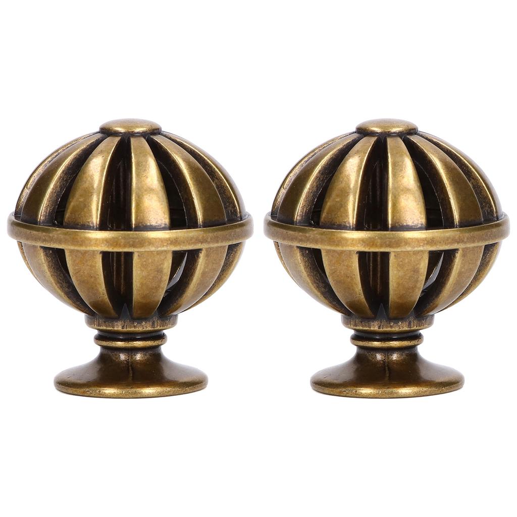 2Set Cabinet Knob Birdcage Hollow Closet Drawer Knob Zinc Alloy Wardrobe Knob for Home Decoration366 Birdcage Bronze