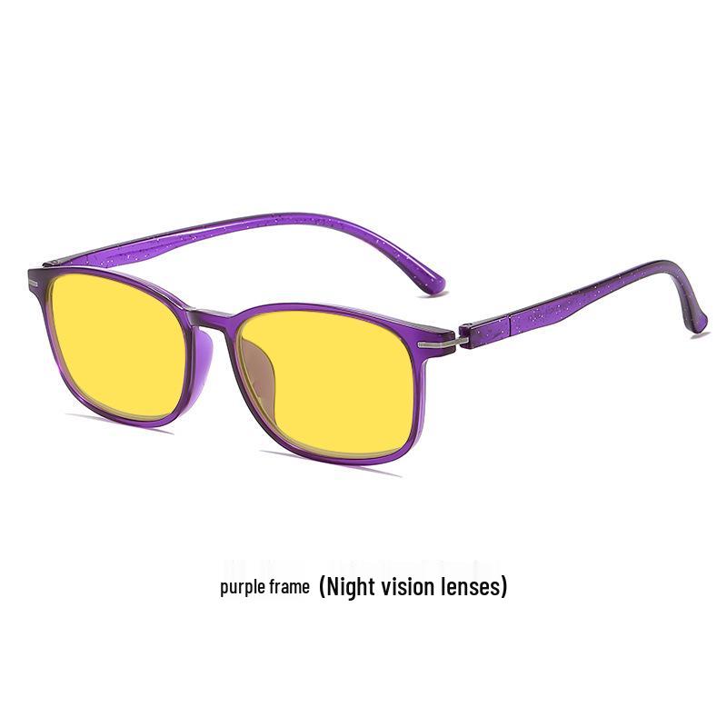 Ultra-light TR90 Night Vision Blue Light Blocking Unisex Glasses for Mobile, Computer, and E-sports Protection