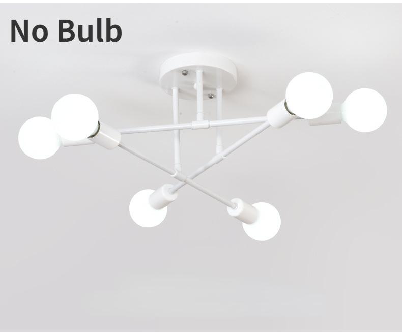 Dropshiping Candelabru Modern Simplu Decor Acasă Iluminat Becuri LED Lampă de Plafon Pentru Dormitor Sală de Mese Living Lampă Suspendată