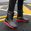Men's All-Season Waterproof Non-Slip Work & Fashion Rain Boots