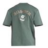 Reebok American Vintage Printed Crew Neck Short Sleeve T-Shirt Unisex T-Shirt Army-Green II3254