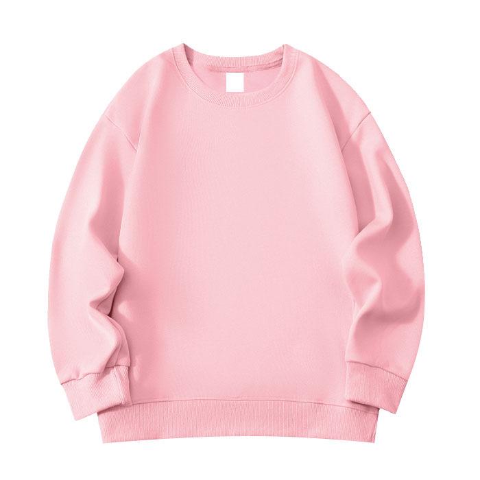 Children s Unisex Heavyweight Round Neck Cotton Hoodie with Logo Embroidery for Autumn/Winter 140cm