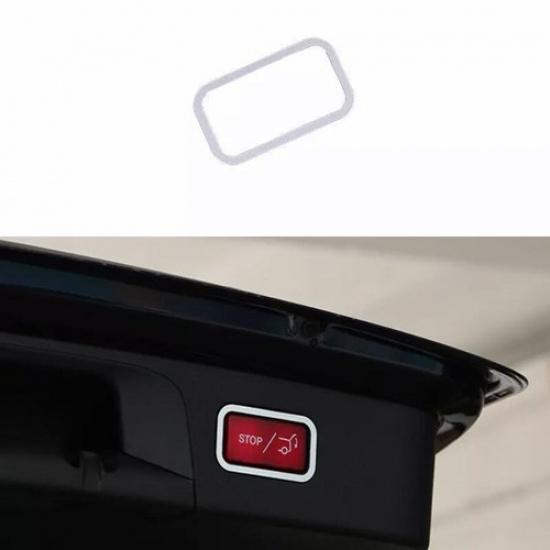 Car Inner For Benz GLA - Tailgate Rear Door Switch Cover Silver Aluminum