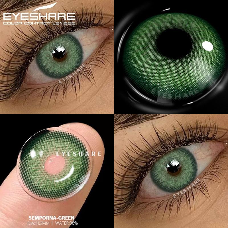 1 Pair Color Contact Lenses for Eyes Cosmetics Blue Contact Lenses Brown Natural Contact Lens Gray Pupils Green Contacts