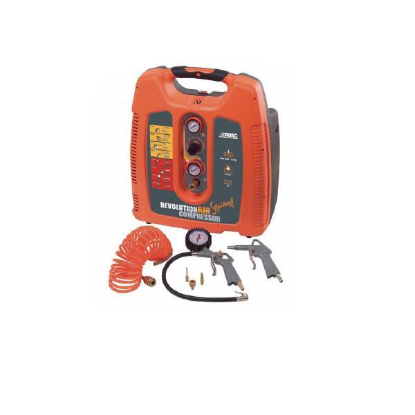 Compresseur D'air Portable RevolutionAIR Revo Handy - 5 Litres, 1,5 CV, 10 Bar, Avec Accessoires