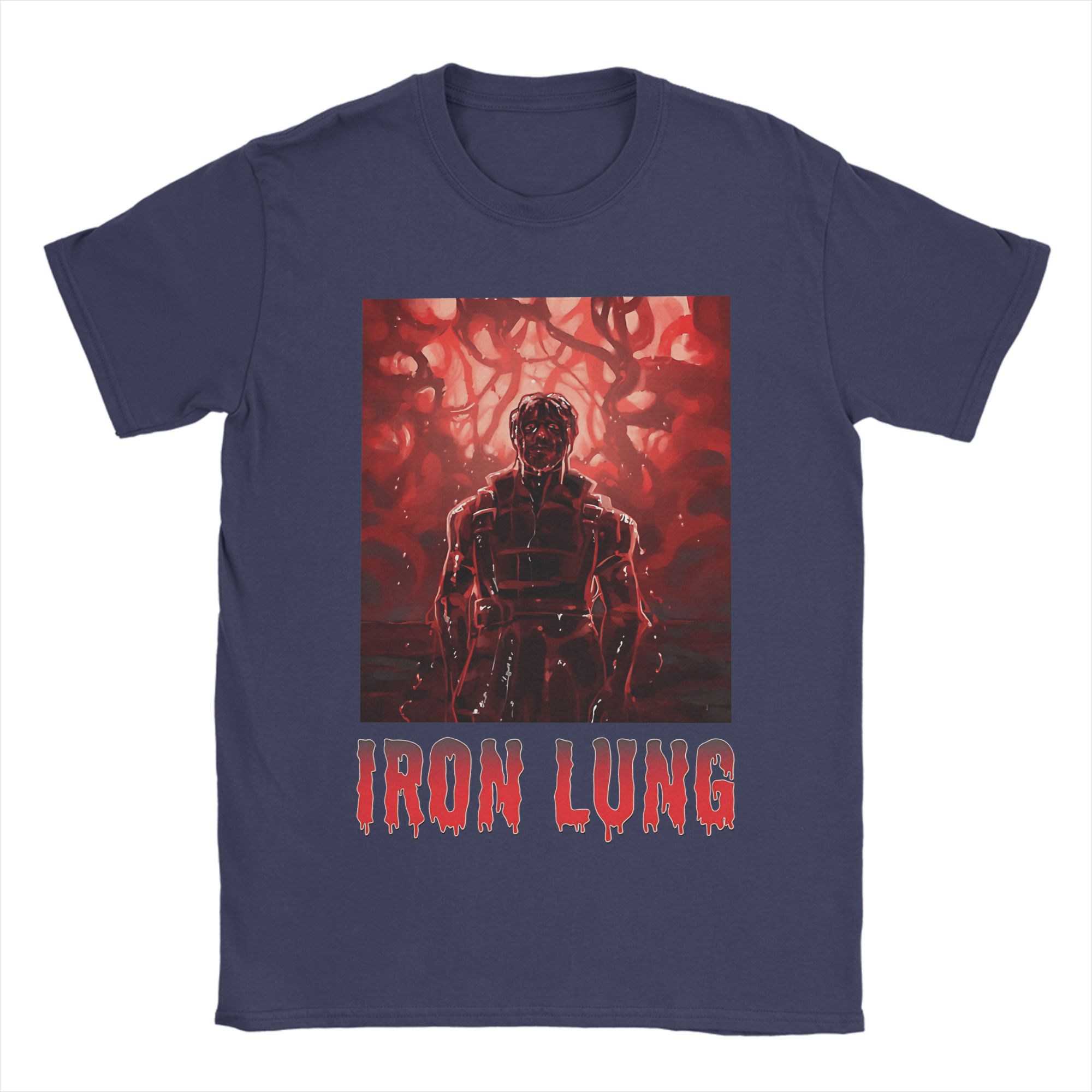 

Novelty Horror Film Iron Lung Fanart TShirts for Men Crewneck Cotton T Shirts Short Sleeve Tee Shirt 6XL Tops 4XL