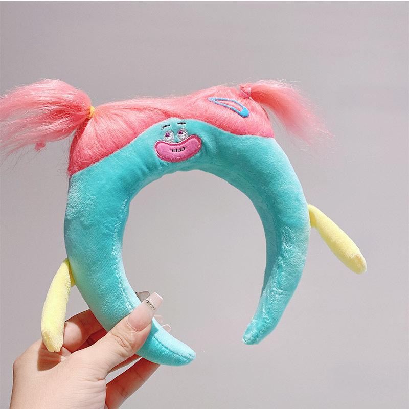 

Новый Смешной Плюшевый Уродливый Кукла Ободок для Волос Женский Зимний Милый Мультяшный Ободок для Умывания Лица Ободок для Волос Корейская Девушка Волосы Грот Повязка на Голову