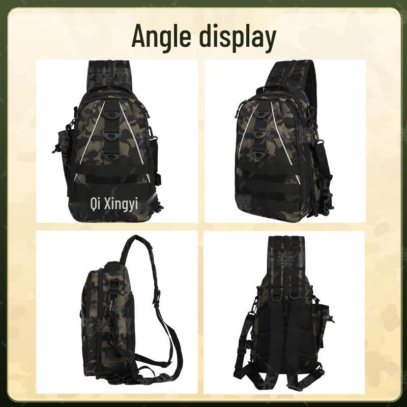 Qishanyi Outdoor Camo Multifunctional Chest Bag