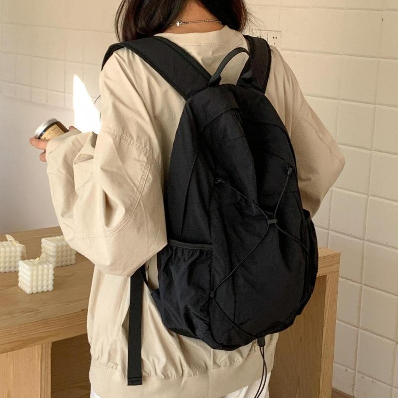New Nylon Backpack Travel Leisure Versatile College Student Schoolbag Fashion Versatile Large Capacity Backpack Women