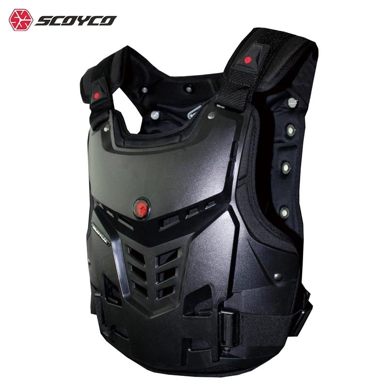SCOYCO Motorcycle Armor Vest Protection Jacket Motocross Body Armor Dirtbike Accessories Back Protective Gear Moto Equipment