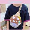 Pattern Mushroom Cute And Portable Function Children Trendy Nylon Wallet Chest