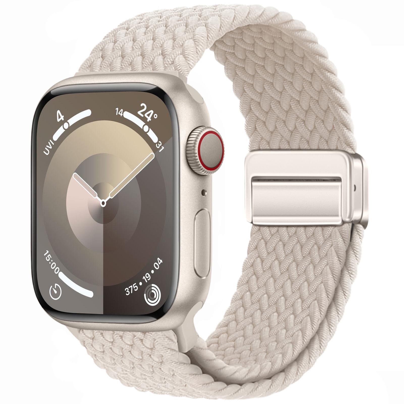 

Нейлоновый ремешок для смарт-часов Ultra 2 Ultra 49 мм 9 8 7 45 мм 41 мм магнитная застежка браслет ремешок для часов серии Se 6 5 4 3 2 1 40 мм 44 мм 42 мм 38 мм 49mm 45mm 44mm 42mm for apple watch