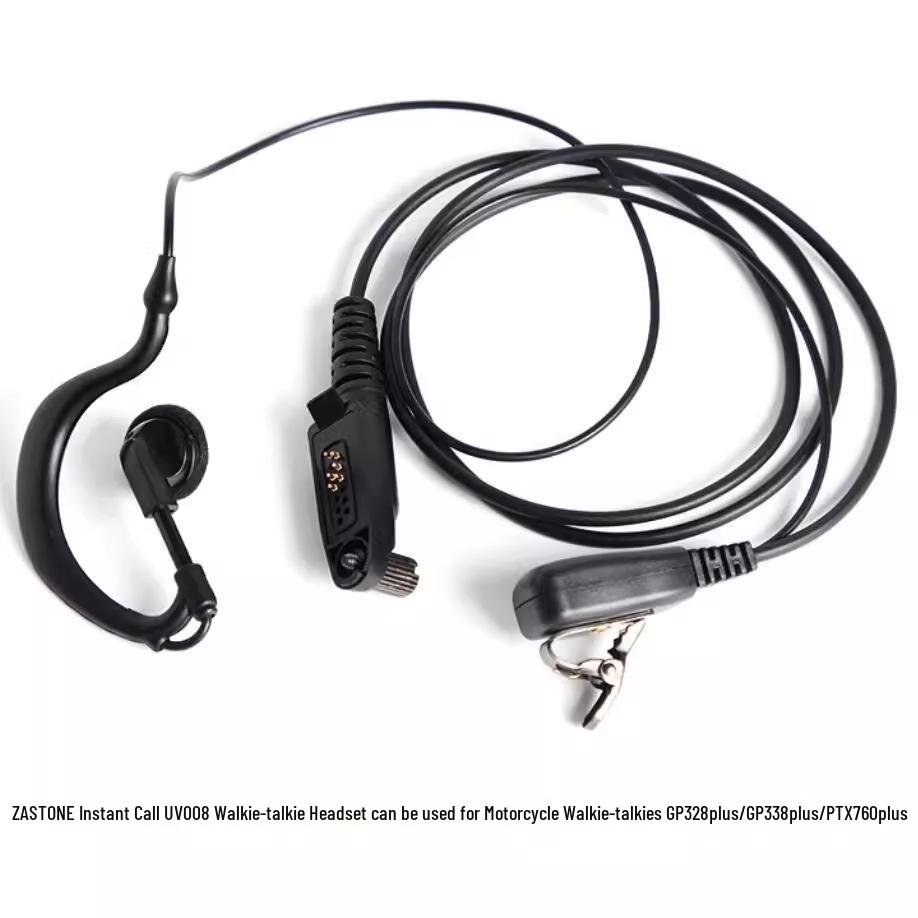 ZASTONE UV008 Motorcycle Walkie-Talkie Earpiece for GP328plus/GP338plus