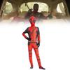 Deadpool Cosplay Jumpsuit With Polyester Spandex For Kids Halloween Party