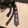 Star Gradient Neck Tie for Women Sweet Decorative Soft Neck Scarf Trendy Necktie for Theme Party Cosplay Accessories