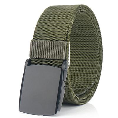 Canvas Belt Automatic Buckle Nylon Belt Quick-Drying Outdoor Tactics Men's Belt