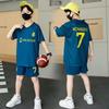 Sportswear NO.10/7 Training Uniform 3-13y Boys Girls Moisture-wicking Breathable Football Clothes SuitsKids Summer Quick-drying