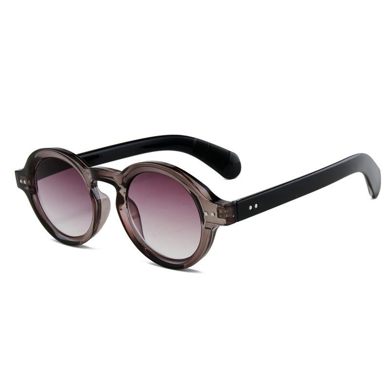 New Fashionable Personalized Round Frame Reading Sunglasses Retro Neutral Premium Multi Color Hd Presbyopia Sunglasses