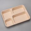 Eco-Friendly 4-Compartment Take-Out Containers