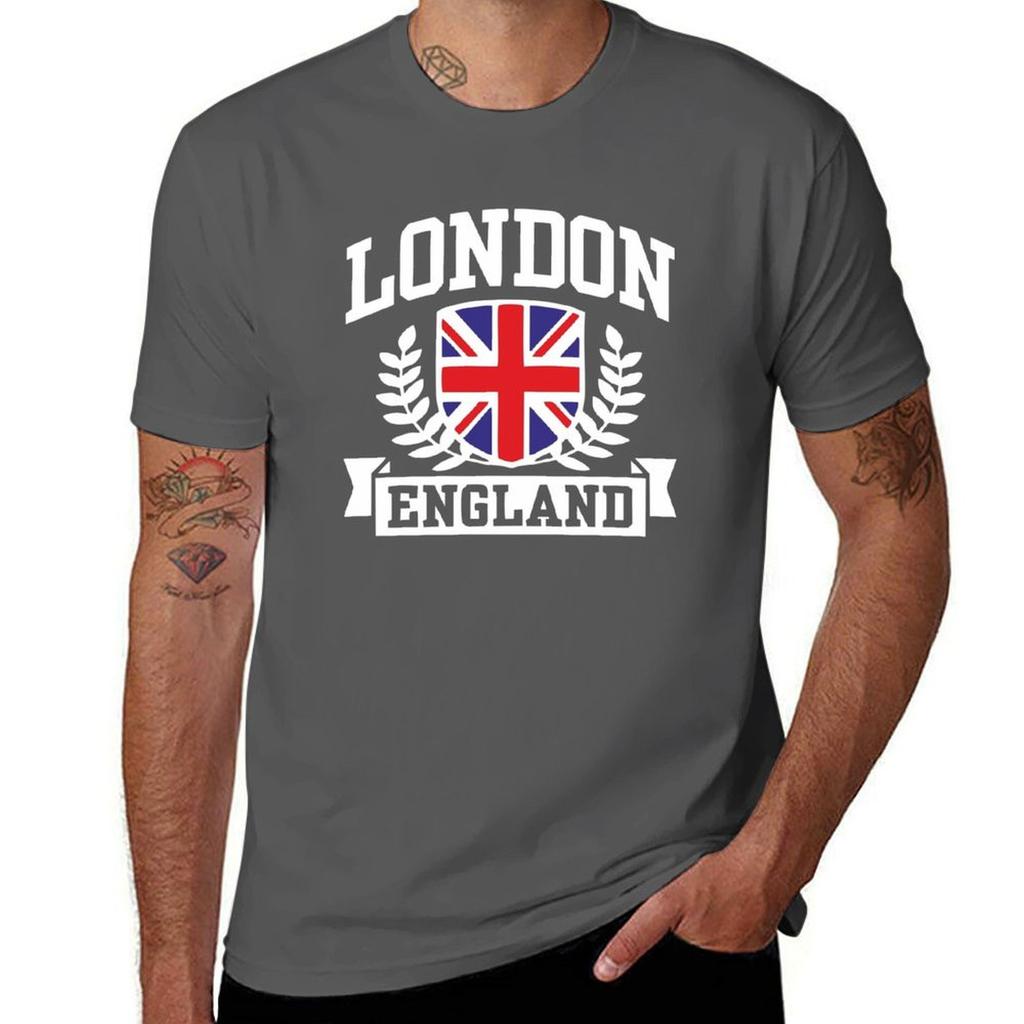 London England Tshirt Plus Size Workout Short Sleeve Top Tshirt