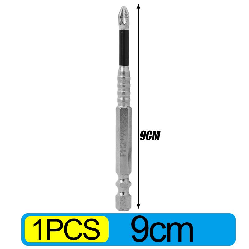 

K5 Cross Screwdriver Head Bit Strong Magnetic Black Cross Head Non-slip High Hardness Electric Screwdriver Impact Resistant Bits