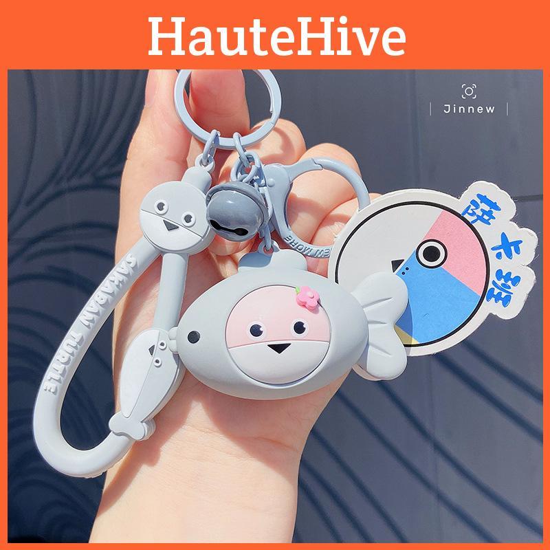 Sakaban Fish Keychain With Resin Material And Cute Cartoon Design For Decor Gift