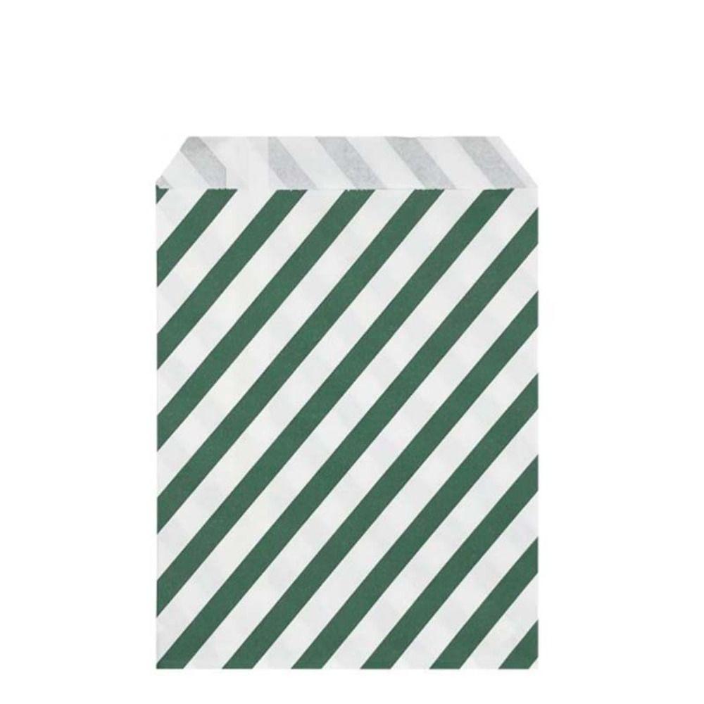 24Pcs with Stickers Christmas Gift Paper Bags Mixed Style Cookie Packaging Bag  Bakery