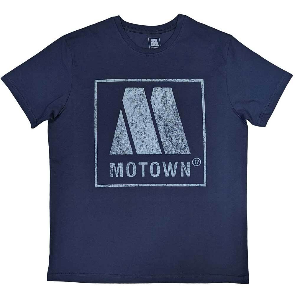 Motown Records Vintage Logo T-Shirt Blue New XXXL