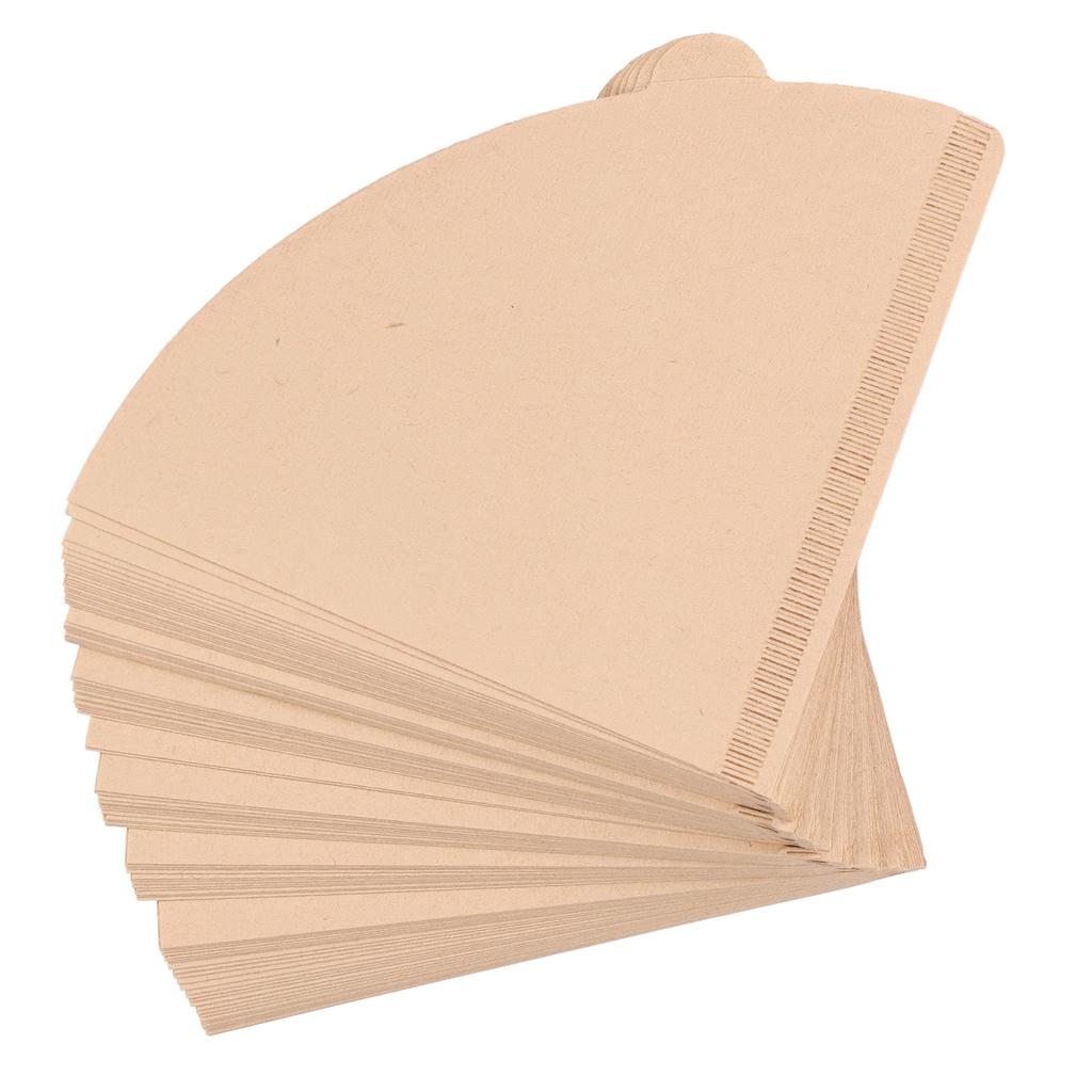 100PCS Coffee Filter Paper Cone Shaped Disposable Coffee Strainer Paper Natural Filter Paper