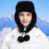 Warm Winter  Cycling Warm Hat Thickened Ski Pullover Cap Fashion Women Lei Feng Hat  Winter