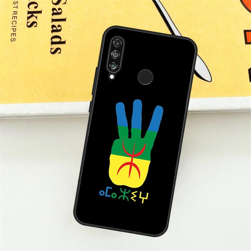 Amazigh Symbol Berber Academy Case For Huawei Nova Y61 Y91 Y60 Y70 Y90 Nova 9 10 SE 11i 8i 3i P20 P30 Pro P40 Lite Cover