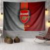 Arazzo con Stemma dell'Arsenal Football Club, Arazzo dal Design Unico, Decorazione Murale per Camera da Letto, Soggiorno, Sala Giochi, Regali di Festa Scalda Cuore per Tifosi