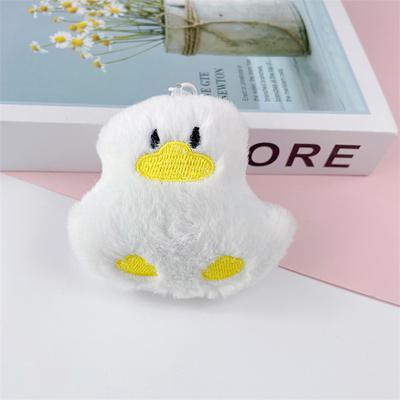 1Pcfunny Ente Plüsch-Schlüsselanhänger Cartoon Cowbee Gefüllte Puppe Anhänger Auto Schlüsselanhänger Rucksack Tasche Dekor Kind Kreative Freunde Geschenk