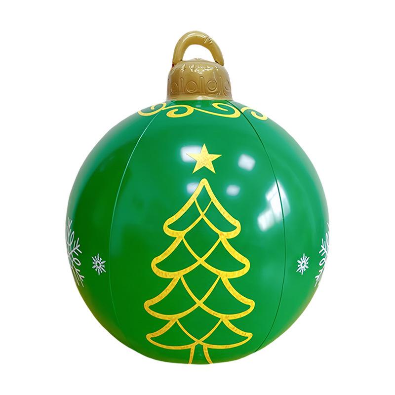 New Inflatable Christmas Ball for Outdoor Courtyard Decor and Party Decorations