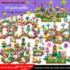 Interlocking DIY Garden Building Blocks - Free Shipping Children's Assembly Toy