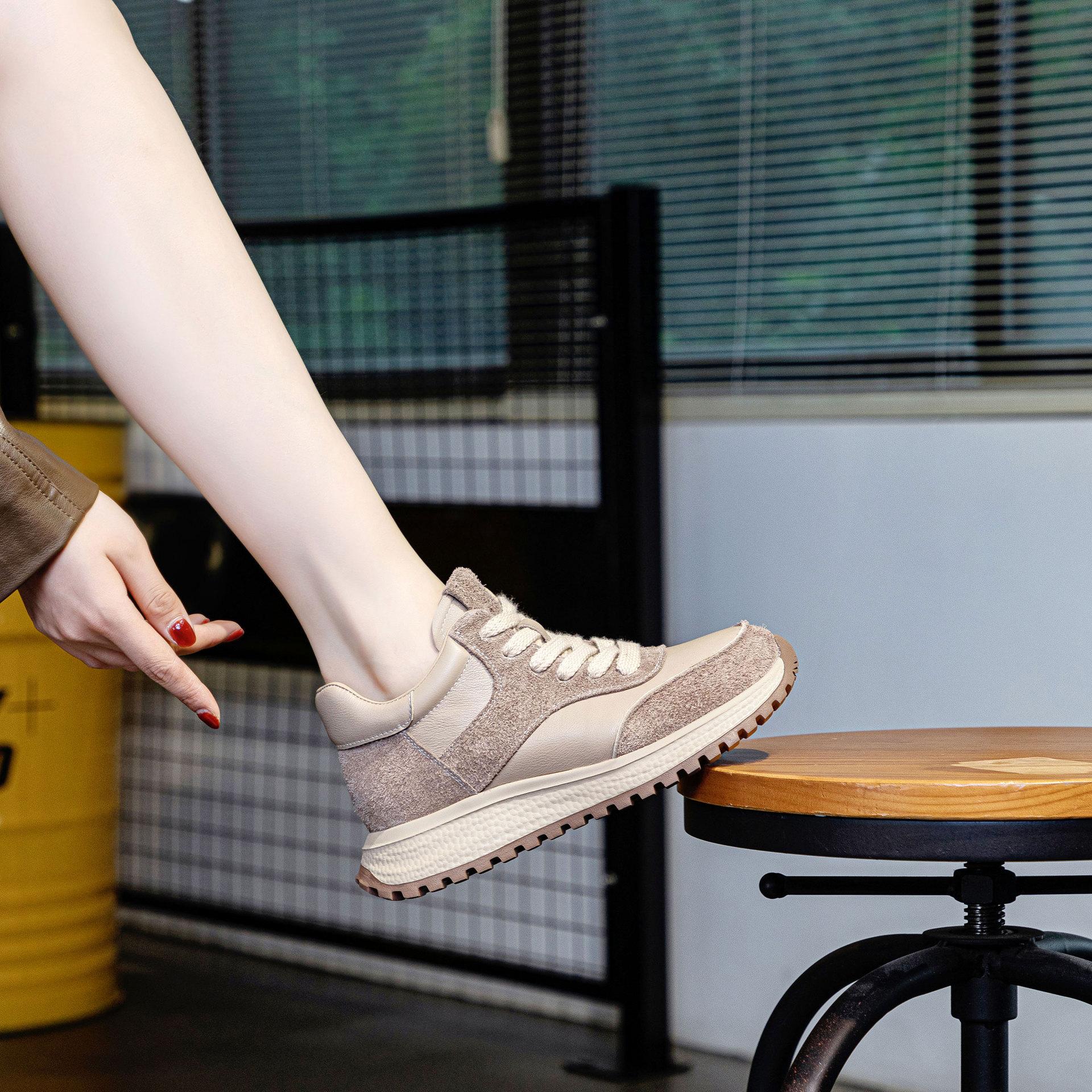 

Винтажные спортивные туфли Forrest Gump De Training Shoes Женская обувь 40 абрикосовый