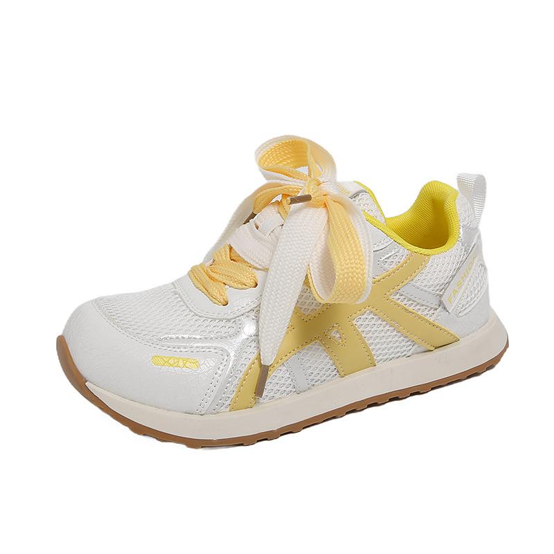 Soft leather version~ Jogging shoes women's 2025 new summer mesh breathable casual shoes versatile sports