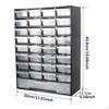 Hardware Parts Organizer Drawer Storage Cabinet Multipurpose Box with 33 Compartments for