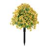 Sfera Topiaria Viola Artificiale con Picchetto per Piante Finte Viola da Esterno Arbusti Piante Finte Realistiche Resistenti ai Raggi UV per Giardino Cortile Portico