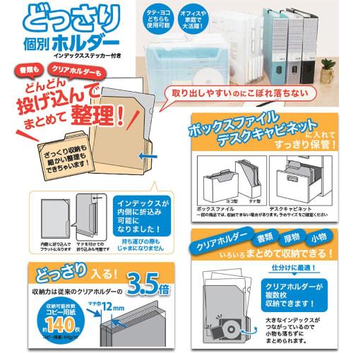 Nakabayashi Clear File Individual Holder Standard 10 Pieces 67294