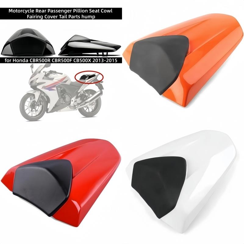 Motorcycle Rear Passenger Pillion Seat Cowl Fairing Cover Tail Parts hump for Honda CBR 500 CBR500R CBR500F CB500X 2013-1205