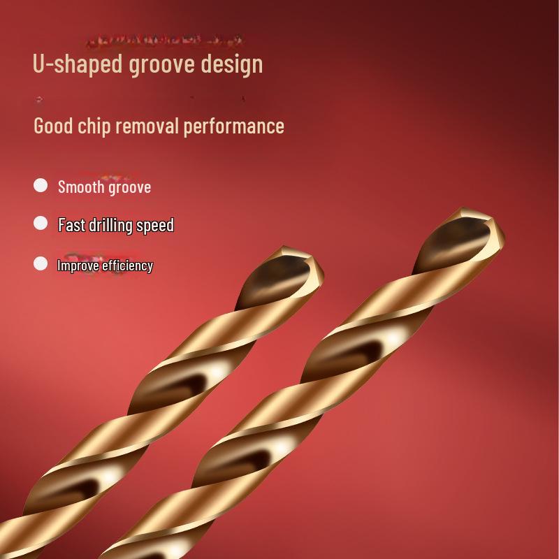 M35 Cobalt Extended Twist Drill Bit for Stainless Steel, Metal, and Woodworking