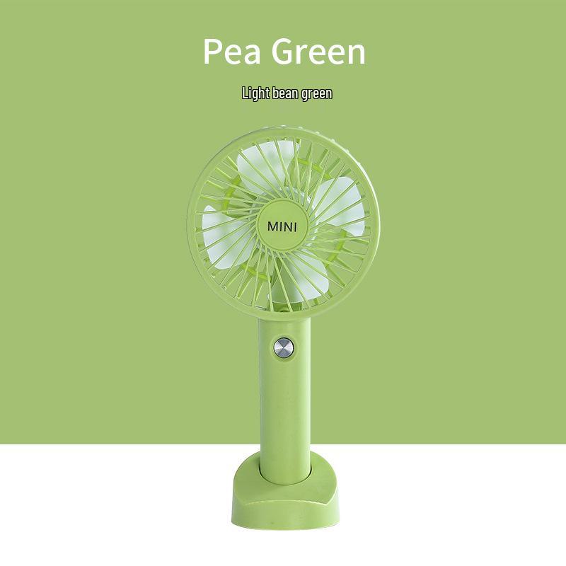 Portable USB Rechargeable Cartoon Mini Fan with Long Battery Life for Summer Cooling