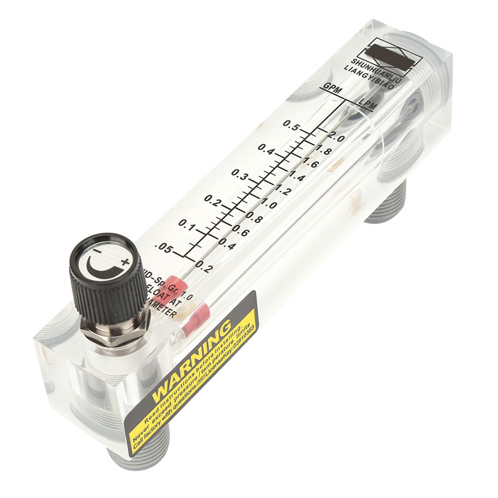 

LZM 15T 0.1 0.5GPM Knob Panel Type Liquid Flowmeter Flow Meter Measurement ZG1 4