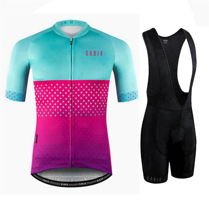 Short-sleeved Suspenders Shorts Riding Clothes Gobik Bicycle Silicone Cushion