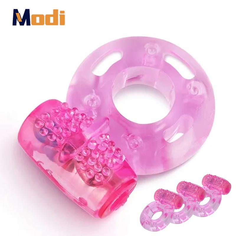 MoDi Cock Ring Vibrator Вибрирующие кольца Стимулятор клитора Пенис Эрекция Повышение эрекции Секс-игрушки для мужчин 1Pcs